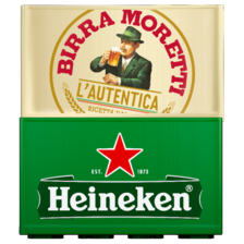 Heineken* of Birra Moretti
